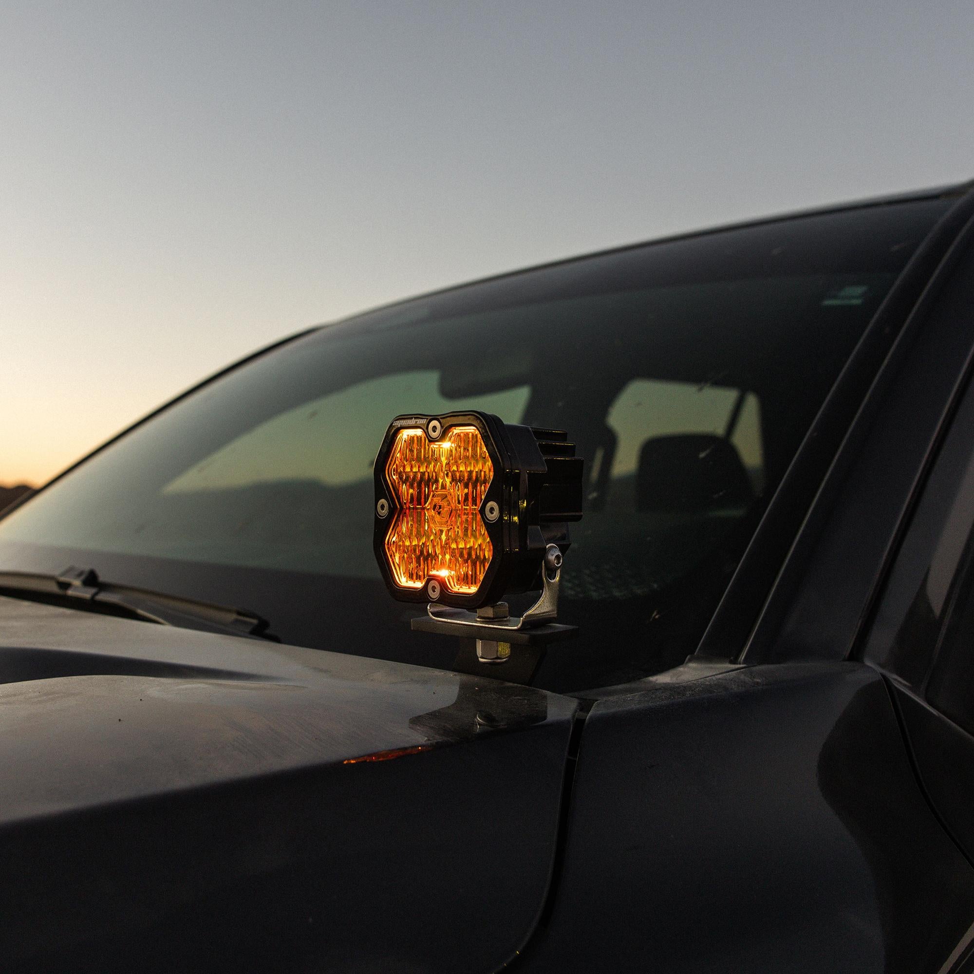 Squadron 2.0 Pro A-Pillar Light Kit - Toyota 2025-26 4Runner (Driving Combo; Clear)