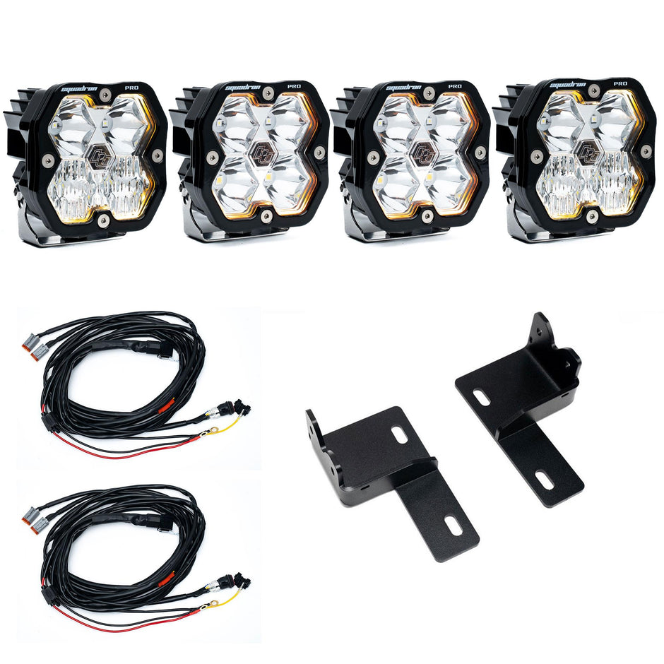 Squadron 2.0 Pro Behind-the-Grille Light Kit - Toyota 2025-26 4Runner (Multi Pattern; Clear)