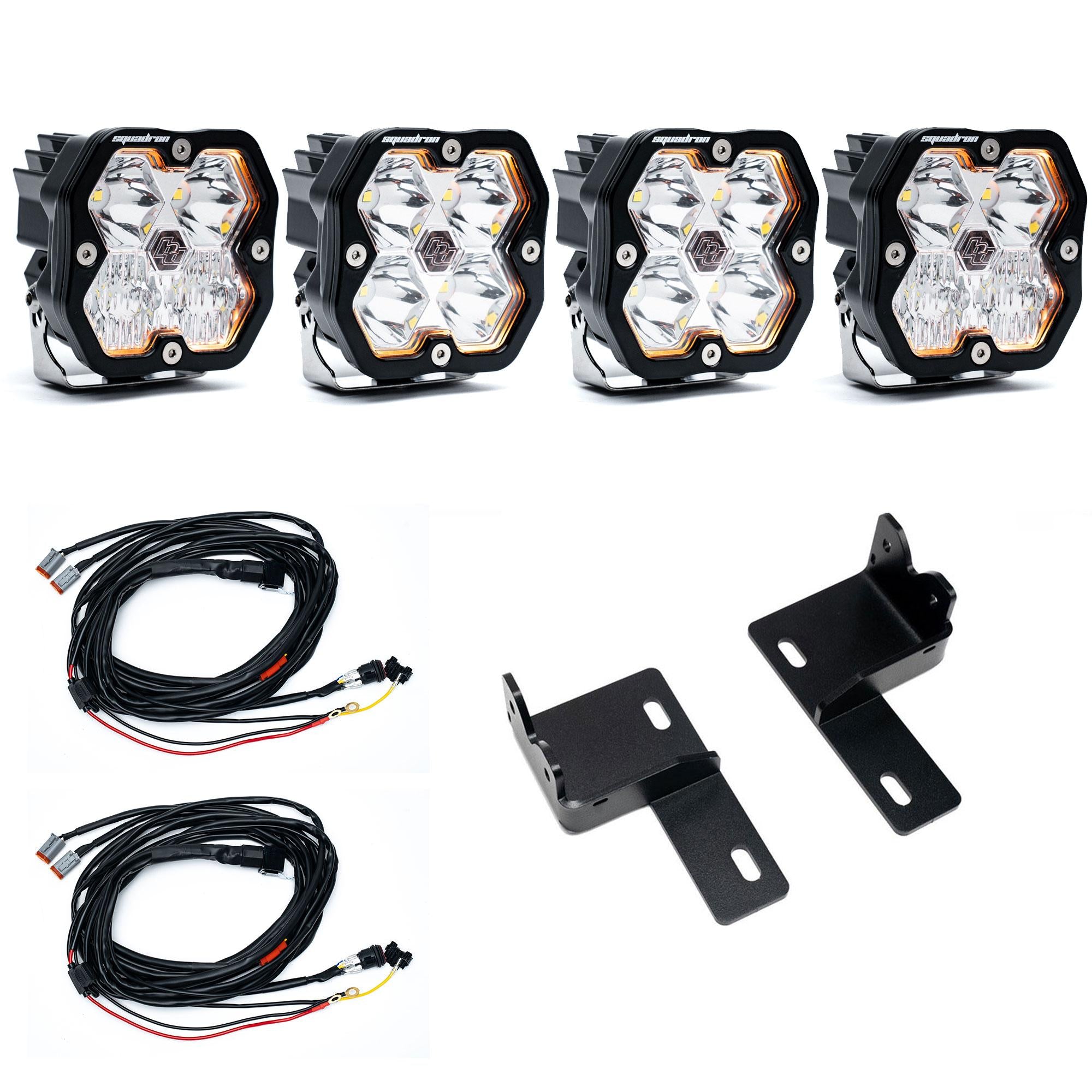 Squadron 2.0 Sport Behind-the-Grille Light Kit - Toyota 2025-26 4Runner (Multi Pattern; Clear)