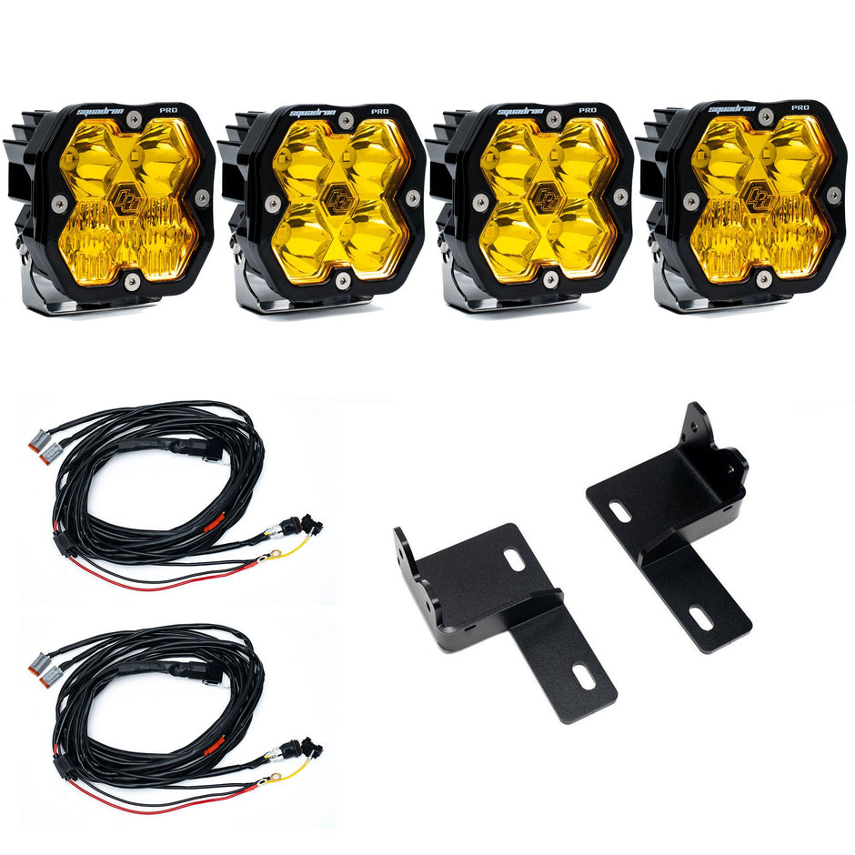 Squadron 2.0 Pro Behind-the-Grille Light Kit - Toyota 2025-26 4Runner (Multi Pattern; Baja Amber)