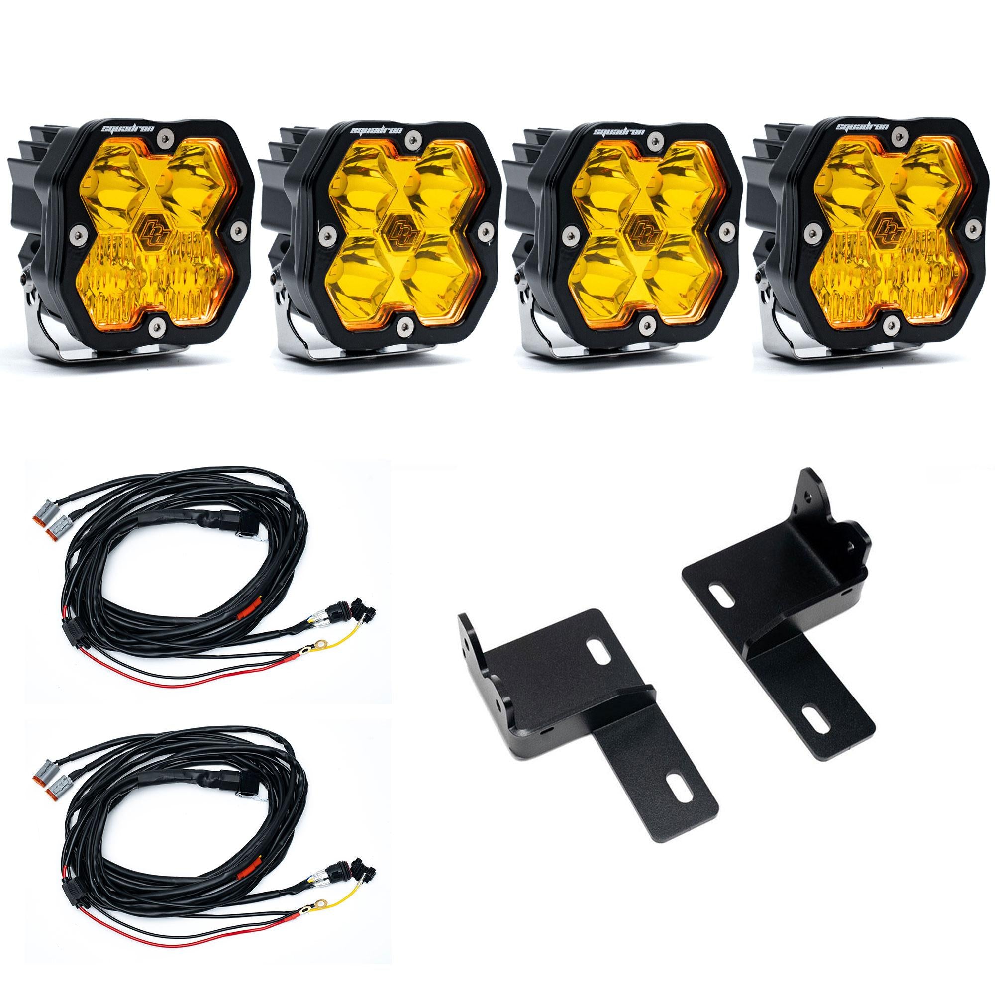 Squadron 2.0 Sport Behind-the-Grille Light Kit - Toyota 2025-26 4Runner (Multi Pattern; Baja Amber)