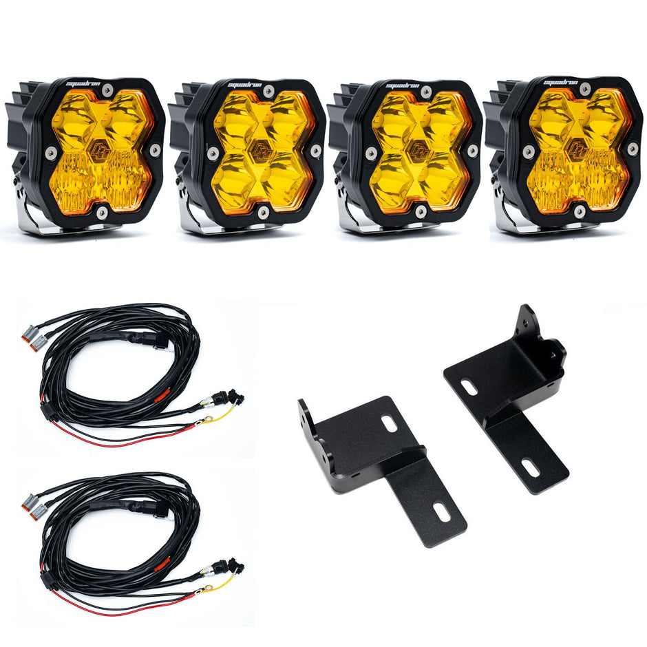 Squadron 2.0 Sport Behind-the-Grille Light Kit - Toyota 2025-26 4Runner (Multi Pattern; Baja Amber)