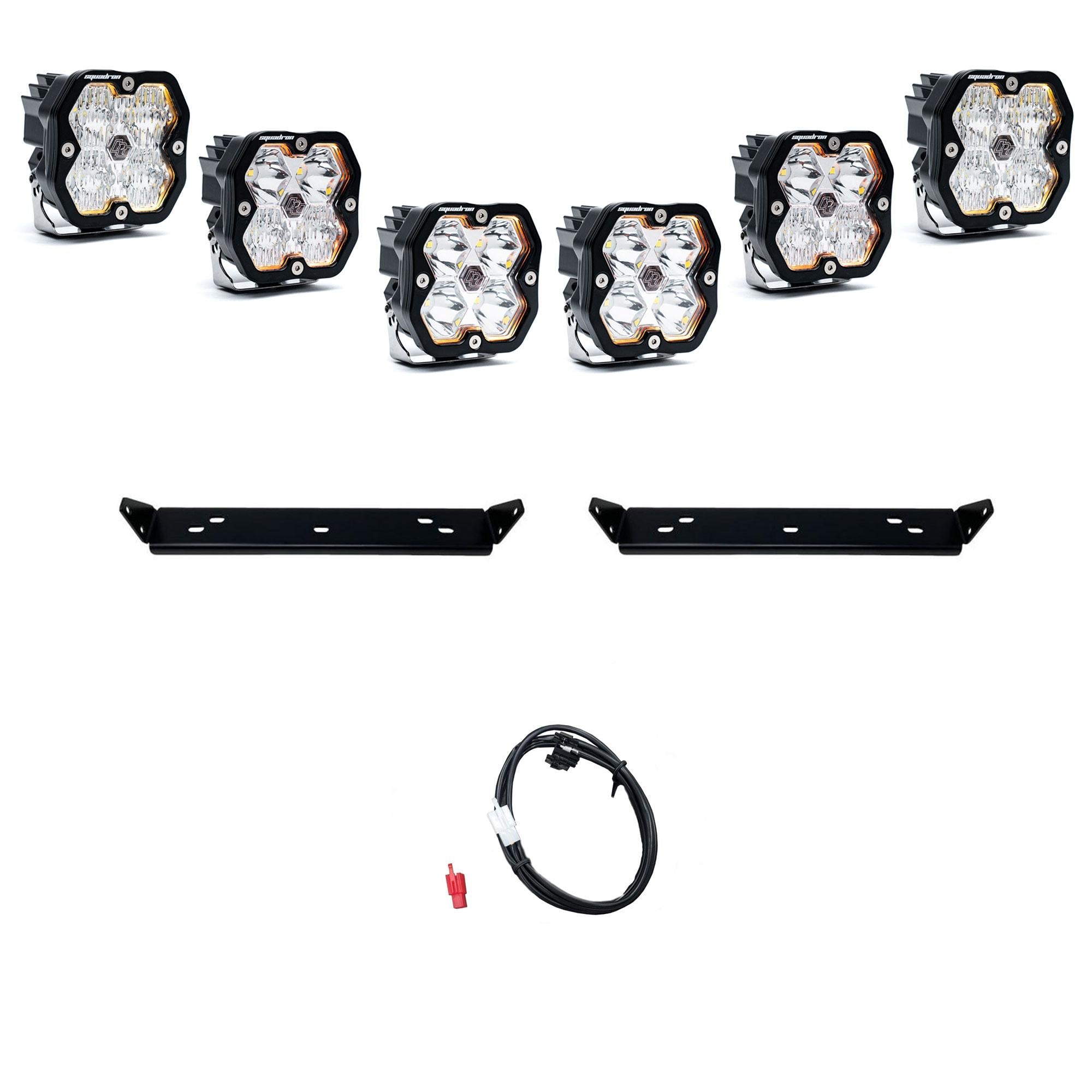 Squadron 2.0 Sport Behind-the-Grille Light Kit - Ford 2021-26 F-150 Raptor  2024-26 F-150 Raptor 37/R (Multi Pattern; Clear)