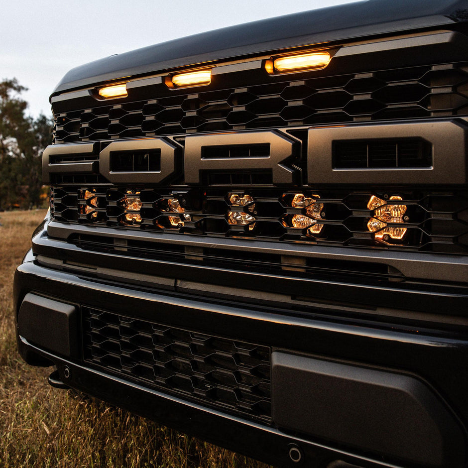 Squadron 2.0 Pro Behind-the-Grille Light Kit - Ford 2021-26 F-150 Raptor  2024-26 F-150 Raptor 37/R (Multi Pattern; Clear)