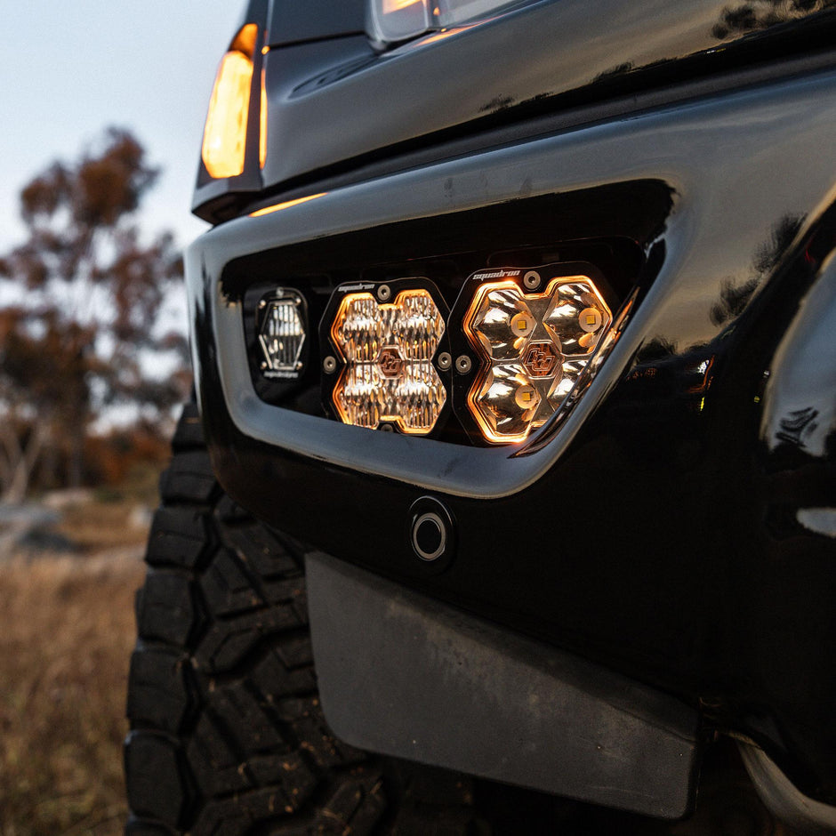 Squadron 2.0 Sport/S1 Fog Pocket Light Kit - Ford 2021-26 F-150 Raptor (Multi Pattern; Clear)