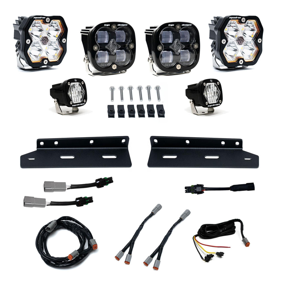 Squadron 2.0 Sport/Squadron SAE/S1 Fog Pocket Light Kit - Ford 2021-26 F-150 Raptor (Spot; Clear)