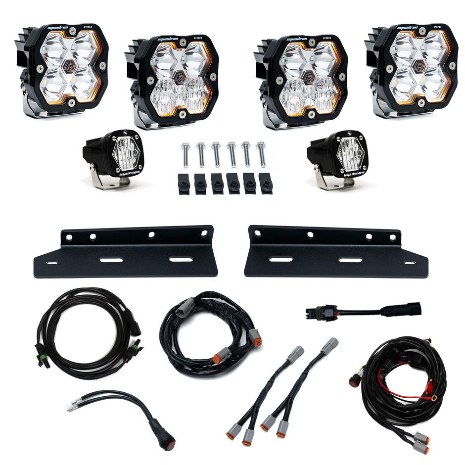 Squadron 2.0 Pro/S1 Fog Pocket Light Kit - Ford 2021-26 F-150 Raptor (Multi Pattern; Clear)