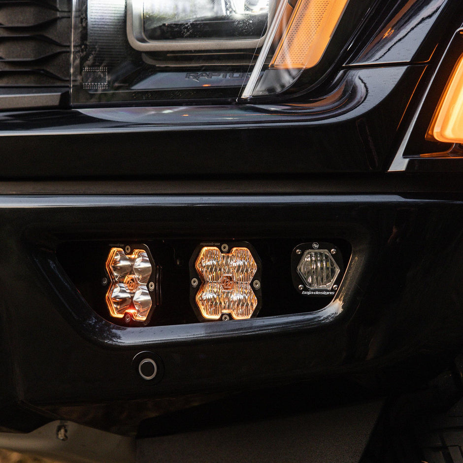 Squadron 2.0 Pro/S1 Fog Pocket Light Kit - Ford 2021-26 F-150 Raptor (Multi Pattern; Clear)