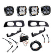 Squadron 2.0 Pro/Squadron SAE Dual Fog Pocket Light Kit - Ford 2023-26 F-250/350 Super Duty (Multi Pattern; Clear; Toggle)