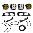 Squadron 2.0 Pro/Squadron SAE Dual Fog Pocket Light Kit - Ford 2023-26 F-250/350 Super Duty (Multi Pattern; Lens: Baja Amber; Upfitter)