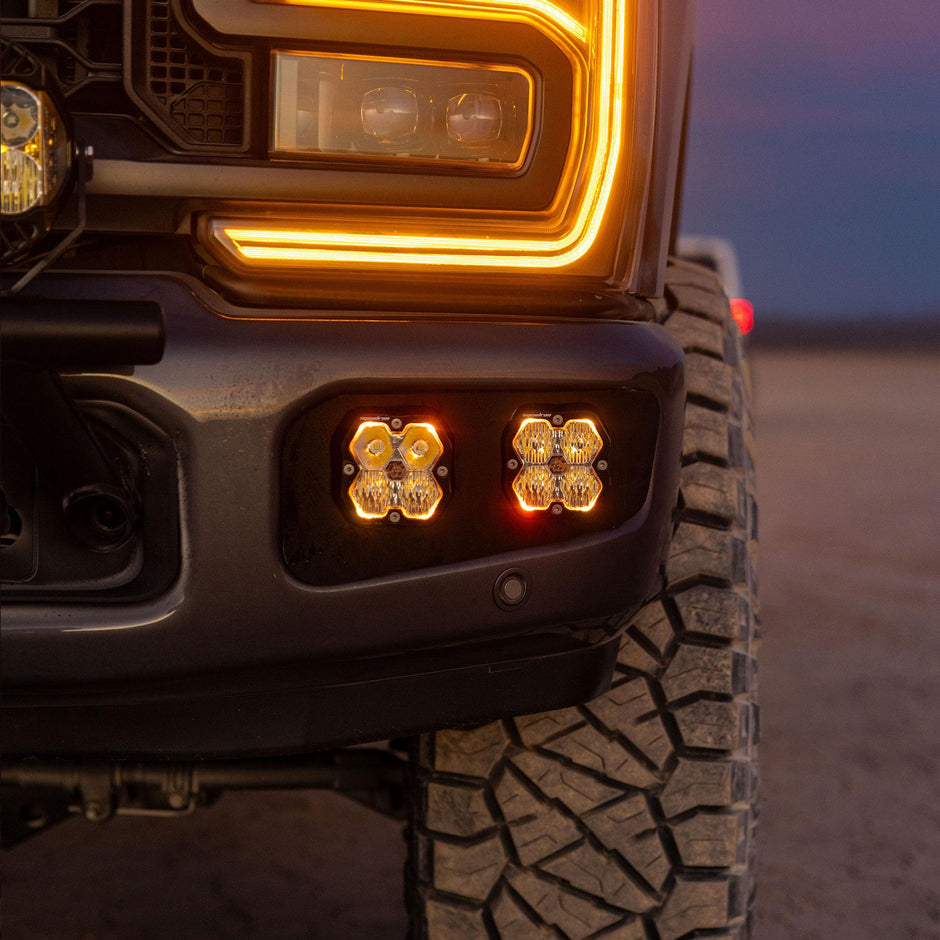 Squadron 2.0 Pro Dual Fog Pocket Light Kit - Ford 2023-26 F-250/350 Super Duty (Multi Pattern; Clear; Upfitter)
