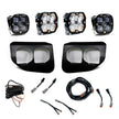 Squadron 2.0 Pro/Squadron SAE Dual Fog Pocket Light Kit - Ford 2020-22 F-250/350 Super Duty (Multi Pattern; Clear; Toggle)