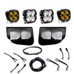 Squadron 2.0 Pro/Squadron SAE Dual Fog Pocket Light Kit - Ford 2020-22 F-250/350 Super Duty (Multi Pattern; Baja Amber; Upfitter)