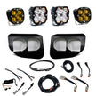 Squadron 2.0 Sport/Squadron SAE Dual Fog Pocket Light Kit - Ford 2020-22 F-250/350 Super Duty (Spot; Baja Amber; Upfitter)