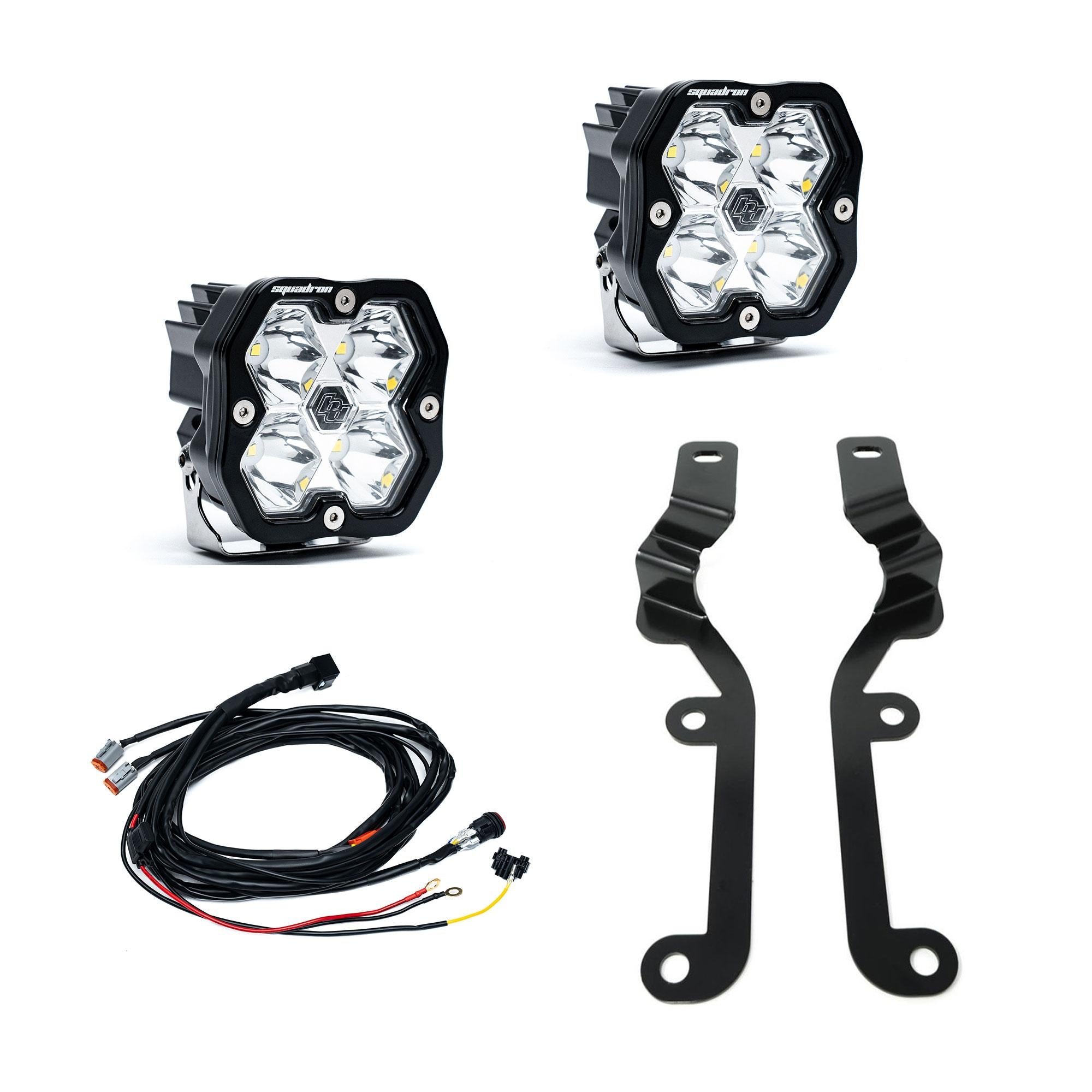 Squadron 2.0 Sport A-Pillar Light Kit - Chevy 2019-2026 Silverado 1500 (Spot; Clear)