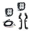 Squadron 2.0 Sport A-Pillar Light Kit - Chevy 2019-2026 Silverado 1500 (Spot; Clear)