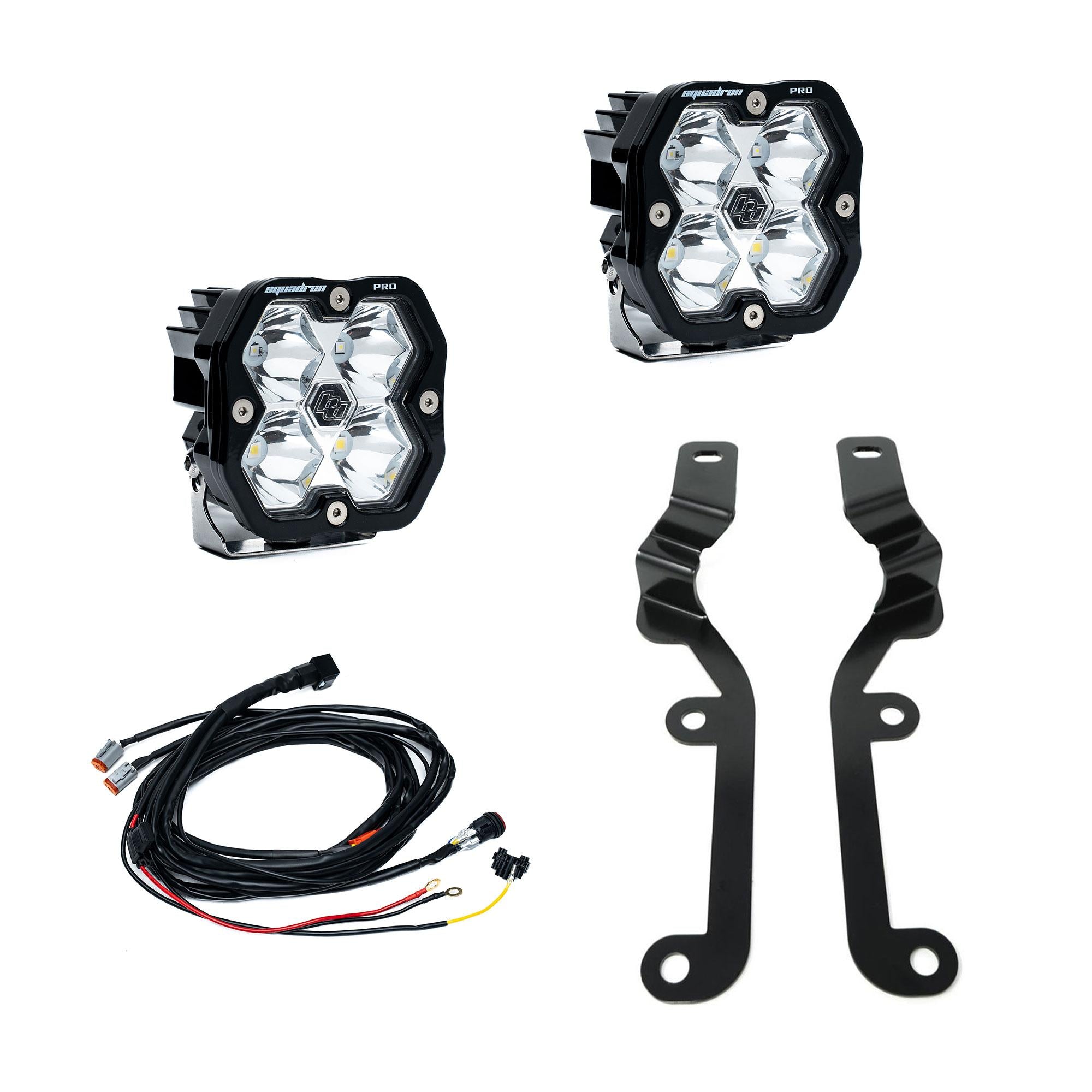 Squadron 2.0 Pro A-Pillar Light Kit - Chevy 2019-2026 Silverado 1500 (Spot; Clear)