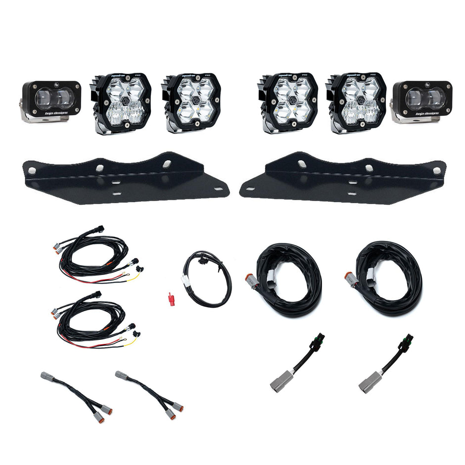 Squadron 2.0 Pro/S2 SAE "Pro" Fog Pocket Light Kit - Ford 2017-20 F-150 Raptor (Multi Pattern; Clear)