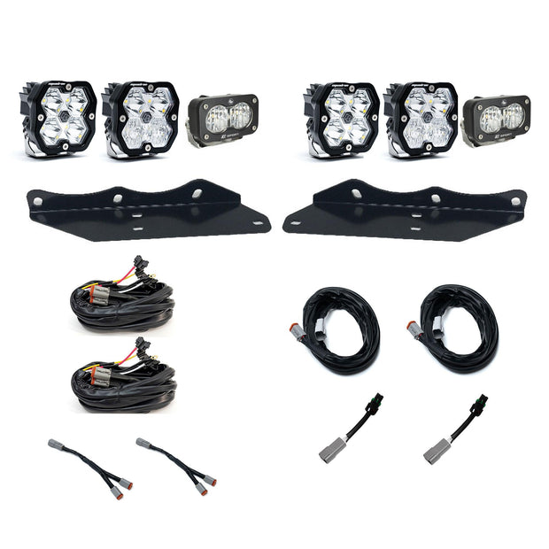 Squadron 2.0 Sport/S2 Sport Fog Pocket Light Kit - Ford 2017-20 F-150 Raptor (Multi Pattern; Clear)