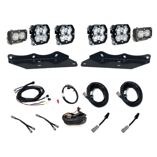 Squadron 2.0 Pro/S2 Sport Fog Pocket Light Kit - Ford 2017-20 F-150 Raptor (Multi Pattern; Clear)