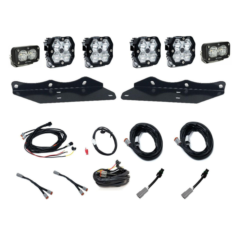Squadron 2.0 Pro/Squadron Racer/S2 Pro "Unlimited" Fog Pocket Light Kit - Ford 2017-20 F-150 Raptor (Multi Pattern; Clear)