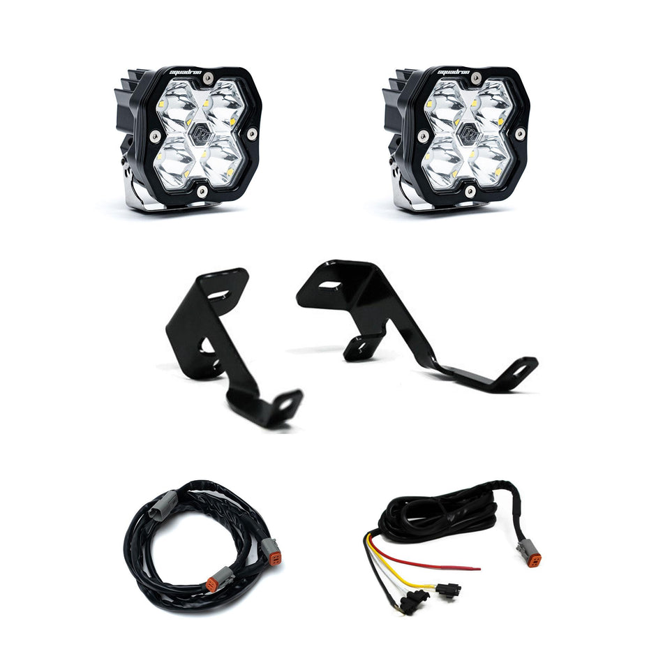 Squadron 2.0 Sport A-Pillar Light Kit - Ford 2015-20 F-150; 2017-20 F-150 Raptor (Spot; Clear)