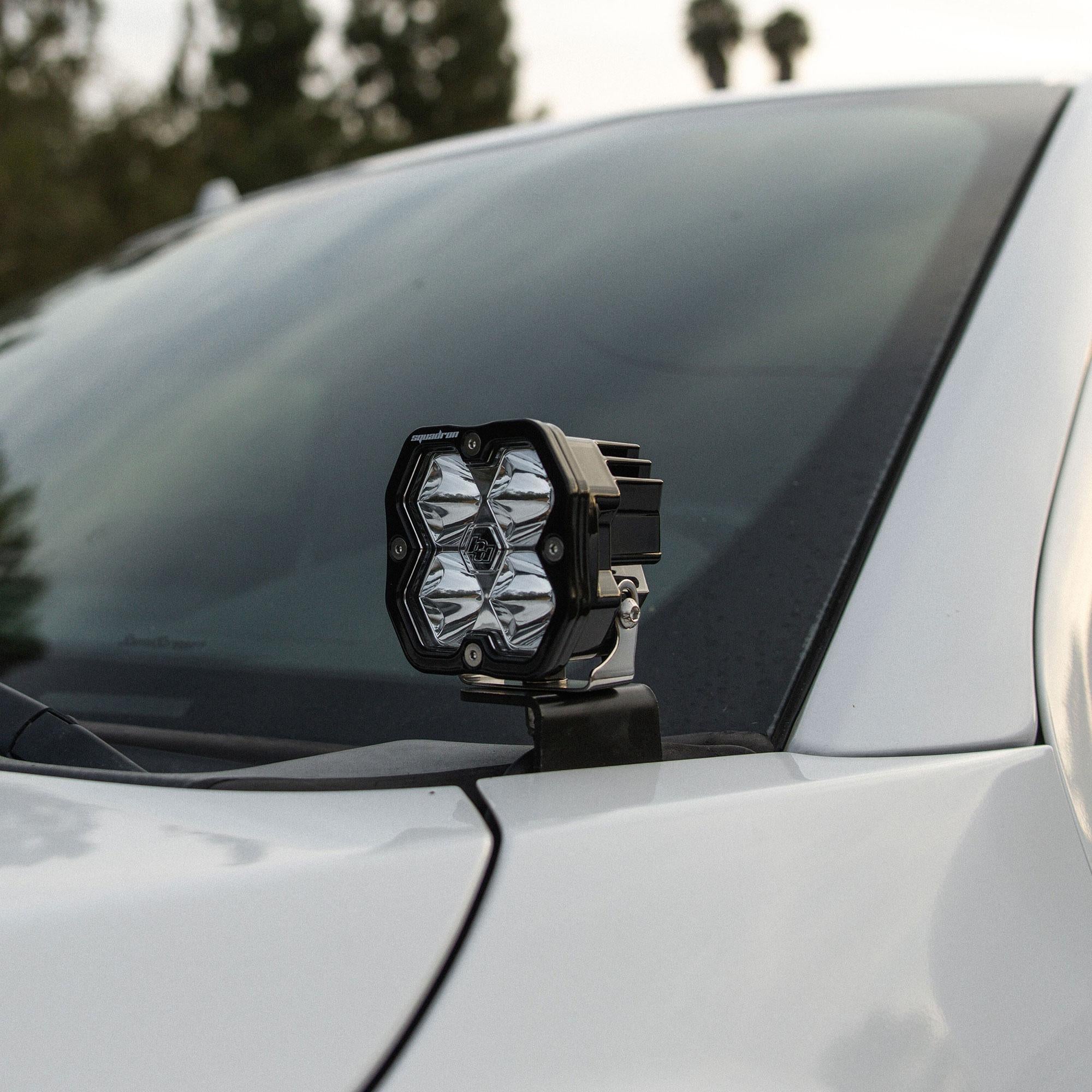 Squadron 2.0 Sport A-Pillar Light Kit - Ford 2015-20 F-150; 2017-20 F-150 Raptor (Spot; Clear)
