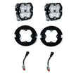 Squadron 2.0 Sport Fog Pocket Light Kit - Ford 2006-14 F-150; Toyota 2005-11 Tacoma; 2007-13 Tundra (Wide Cornering; Clear)
