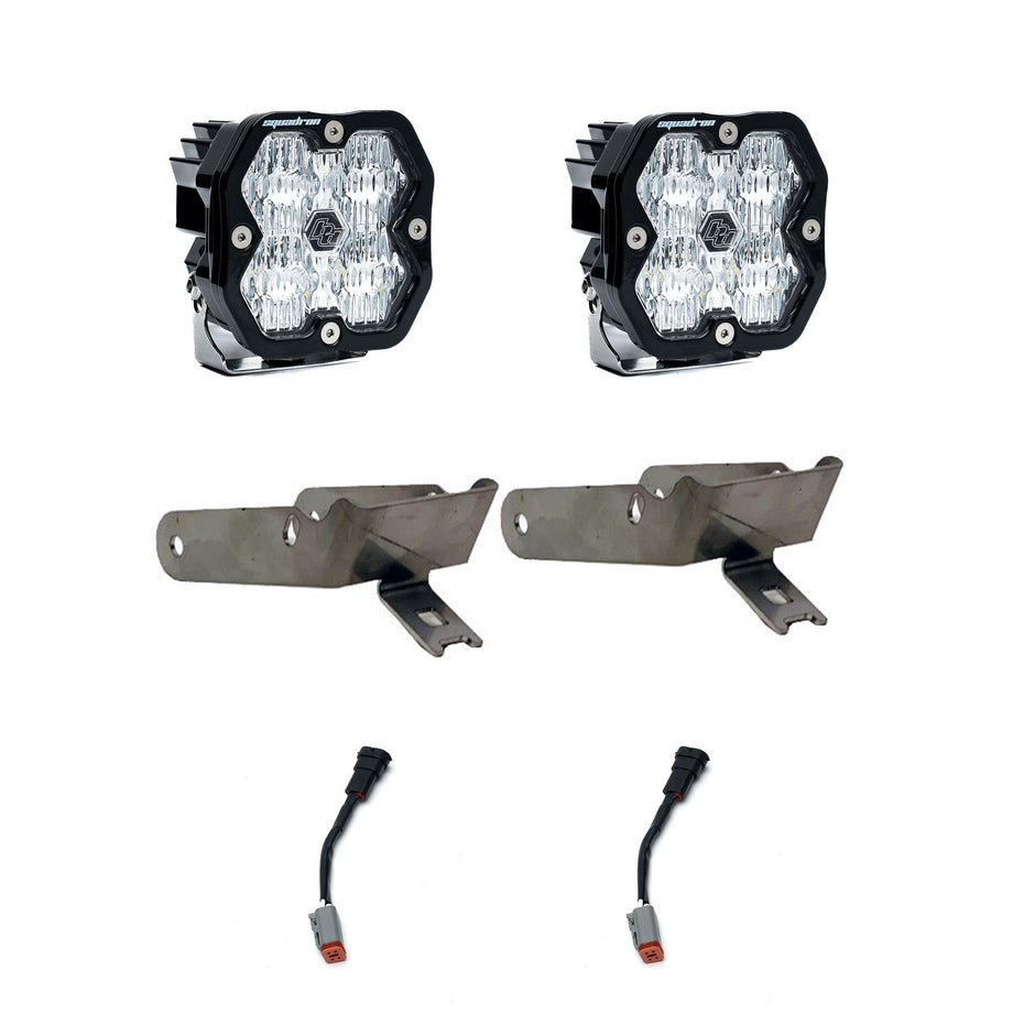 Squadron 2.0 Sport Fog Pocket LIght Kit - Ford 1999-10 F-250/350 Super Duty (Wide Cornering; Clear)