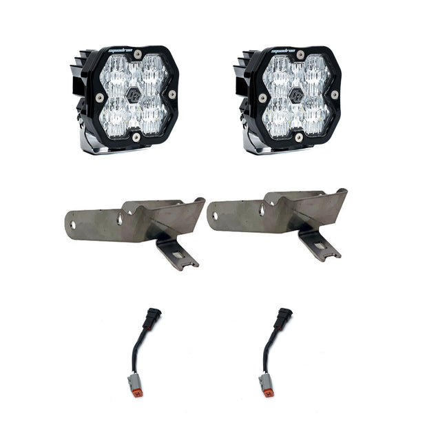 Squadron 2.0 Sport Fog Pocket LIght Kit - Ford 1999-10 F-250/350 Super Duty (Wide Cornering; Clear)