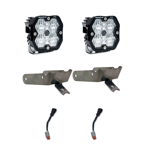 Squadron 2.0 Pro Fog Pocket LIght Kit - Ford 1999-10 F-250/350 Super Duty (Wide Cornering; Clear)