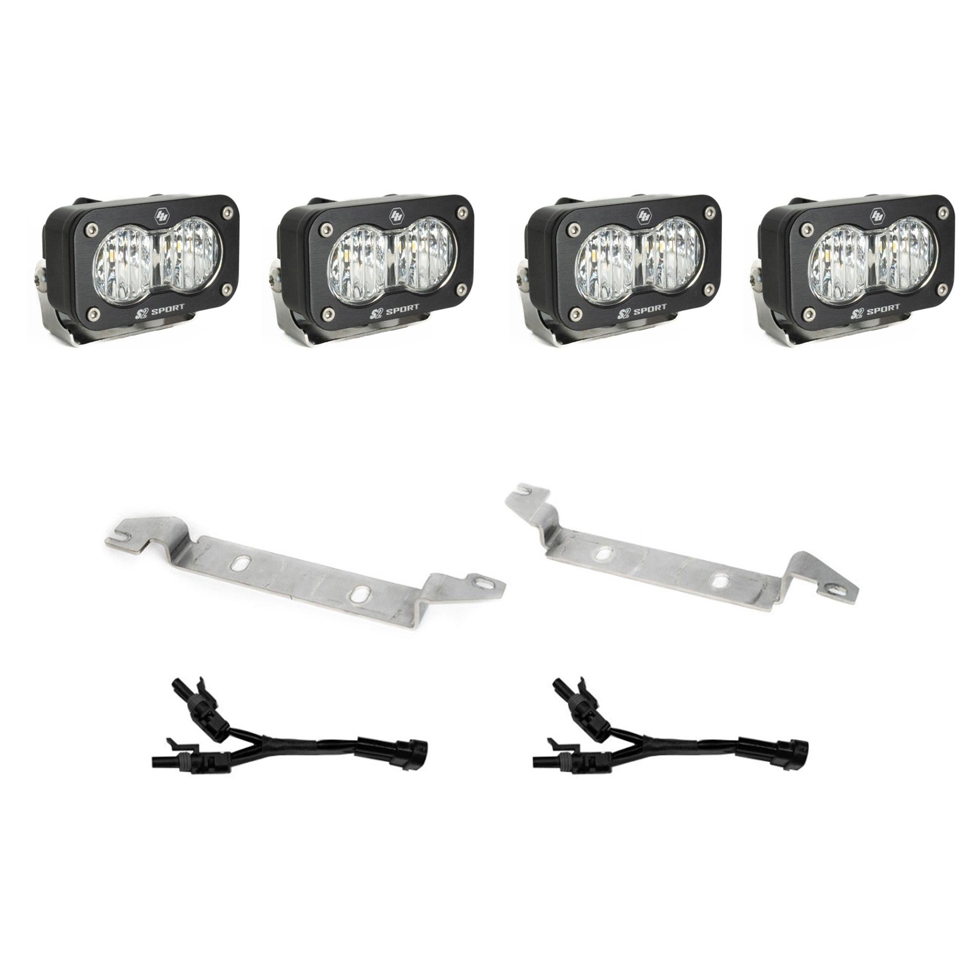 S2 Sport OEM Fog Light Replacement Kit - 2025-2026 Toyota 4Runner  Non-TRD Pro (Clear)
