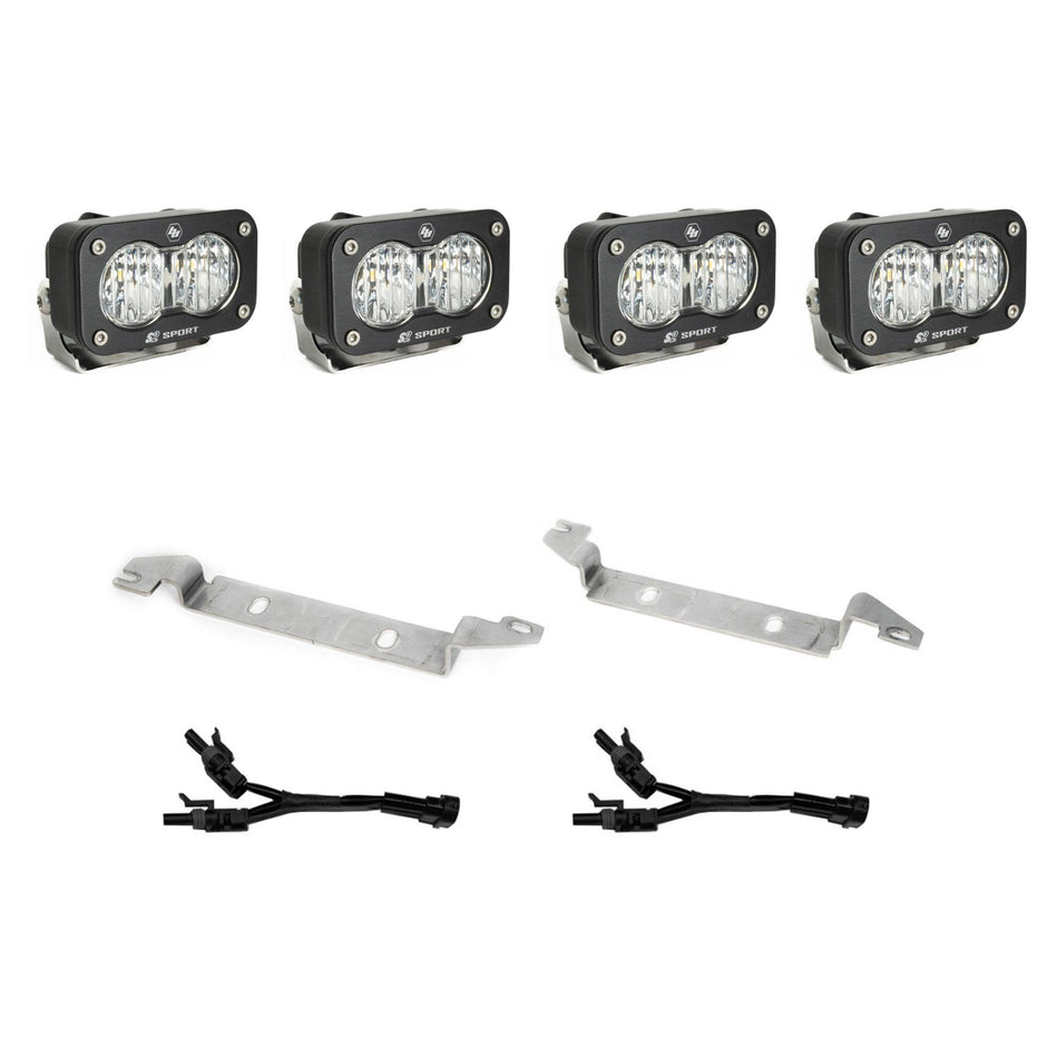 S2 Sport OEM Fog Light Replacement Kit - 2025-2026 Toyota 4Runner  Non-TRD Pro (Clear)
