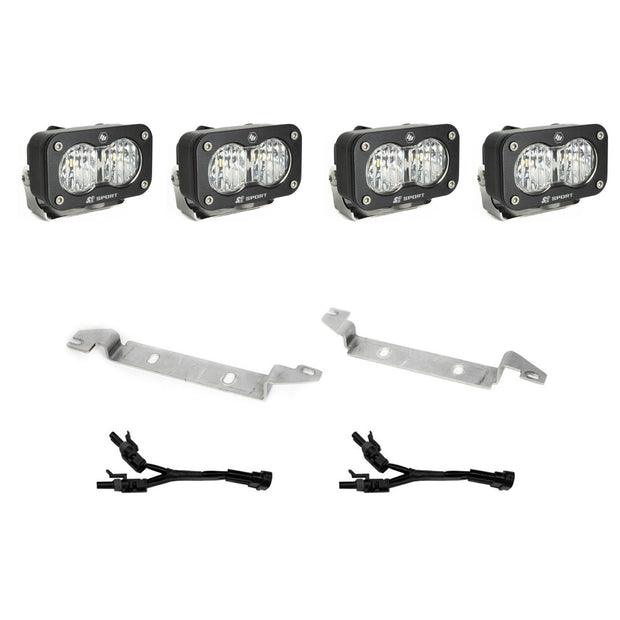 S2 Sport OEM Fog Light Replacement Kit - 2025-2026 Toyota 4Runner  Non-TRD Pro (Clear)