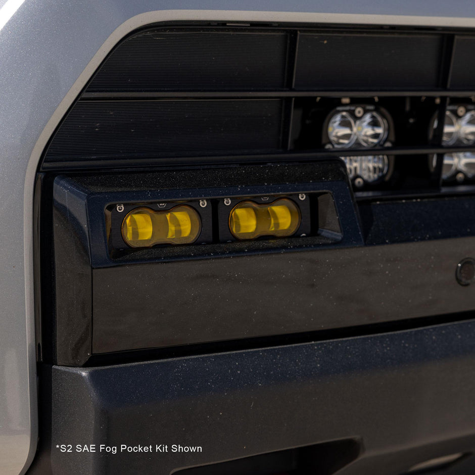 S2 Sport OEM Fog Light Replacement Kit - 2025-2026 Toyota 4Runner  Non-TRD Pro (Baja Amber)