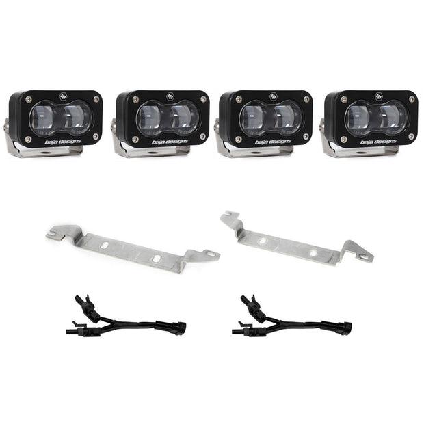 S2 SAE OEM Fog Light Replacement Kit - 2025-2026 Toyota 4Runner  Non-TRD Pro (Clear)