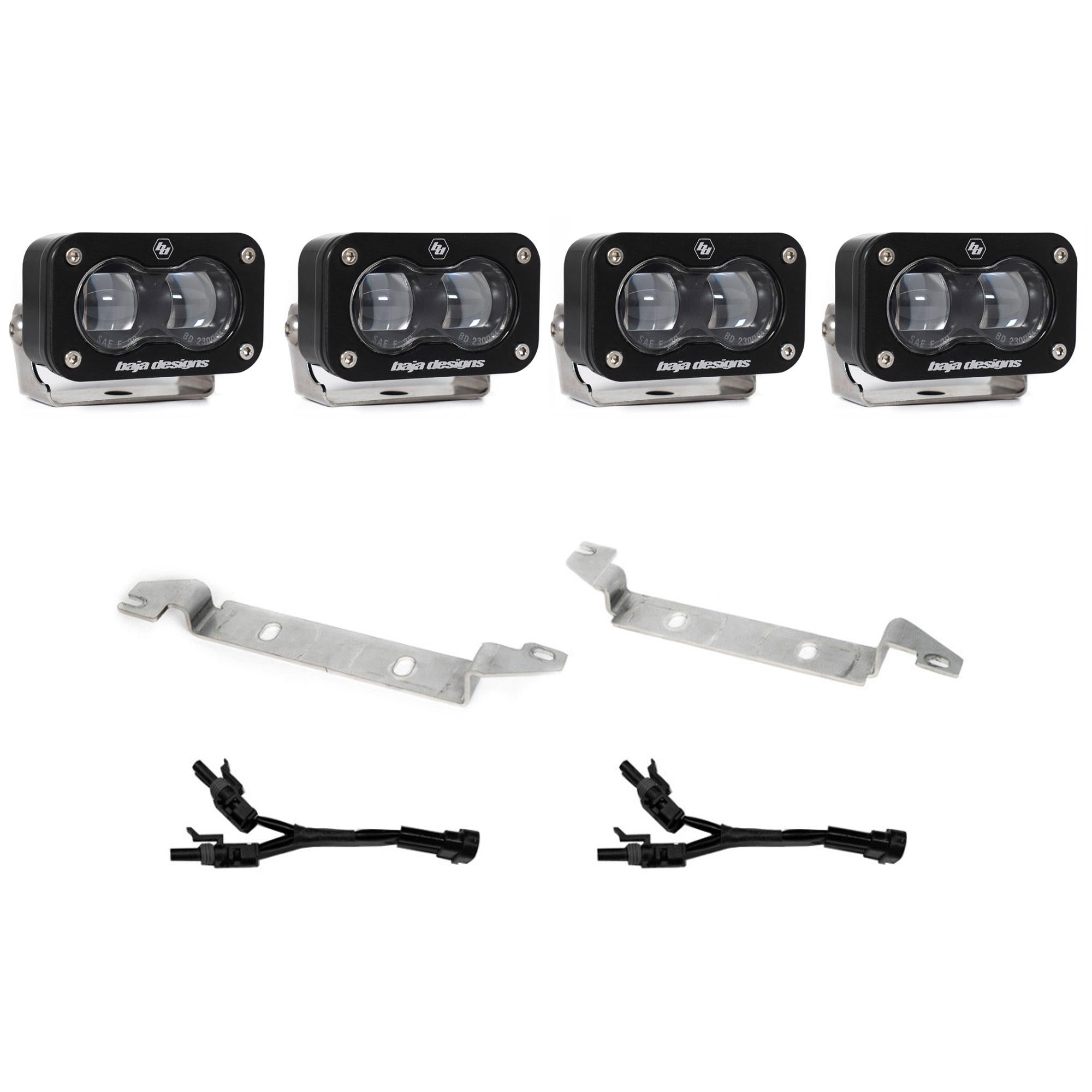 S2 SAE OEM Fog Light Replacement Kit - 2025-2026 Toyota 4Runner  Non-TRD Pro (Clear)