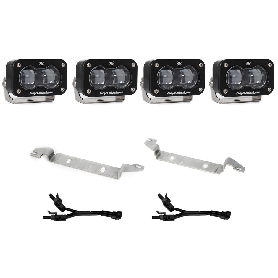 S2 SAE OEM Fog Light Replacement Kit - 2025-2026 Toyota 4Runner  Non-TRD Pro (Clear)