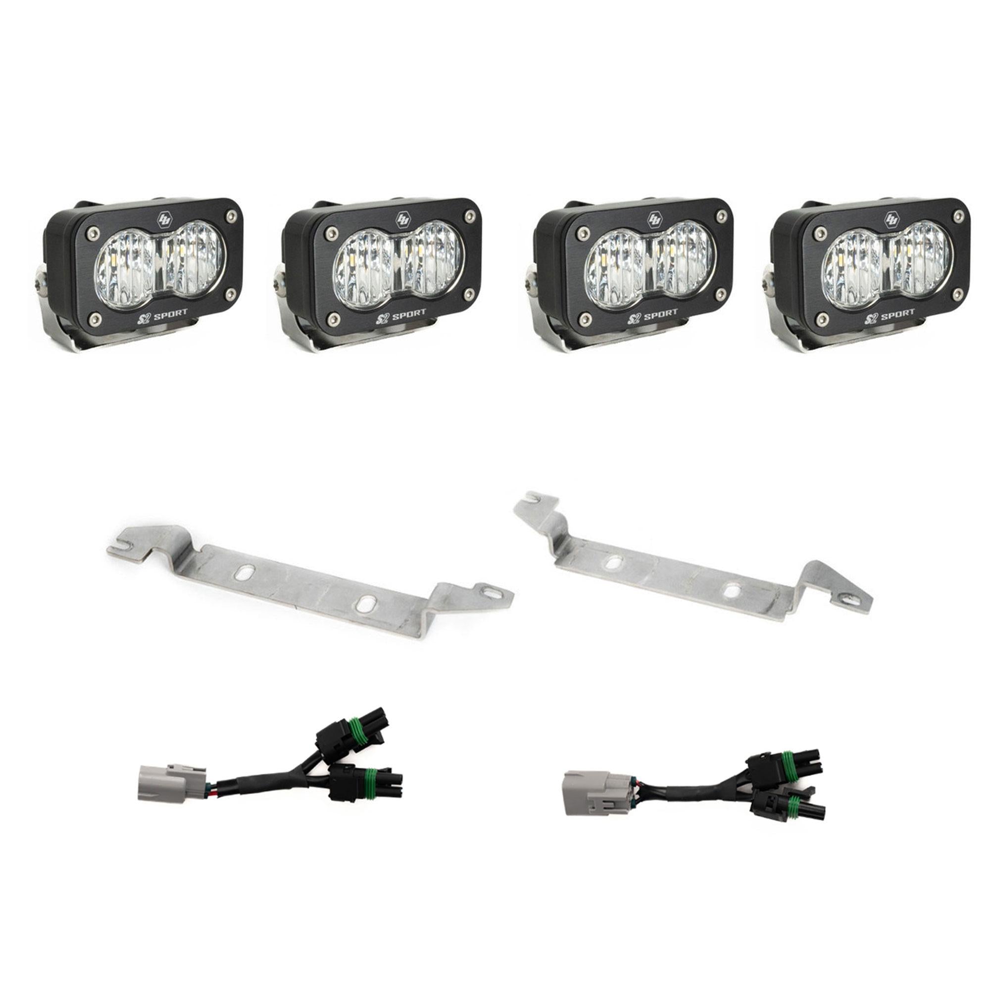 S2 Sport OEM Fog Light Replacement Kit - 2025-2026 Toyota 4Runner NOTE: TRD Pro/Trailhunter (Clear)