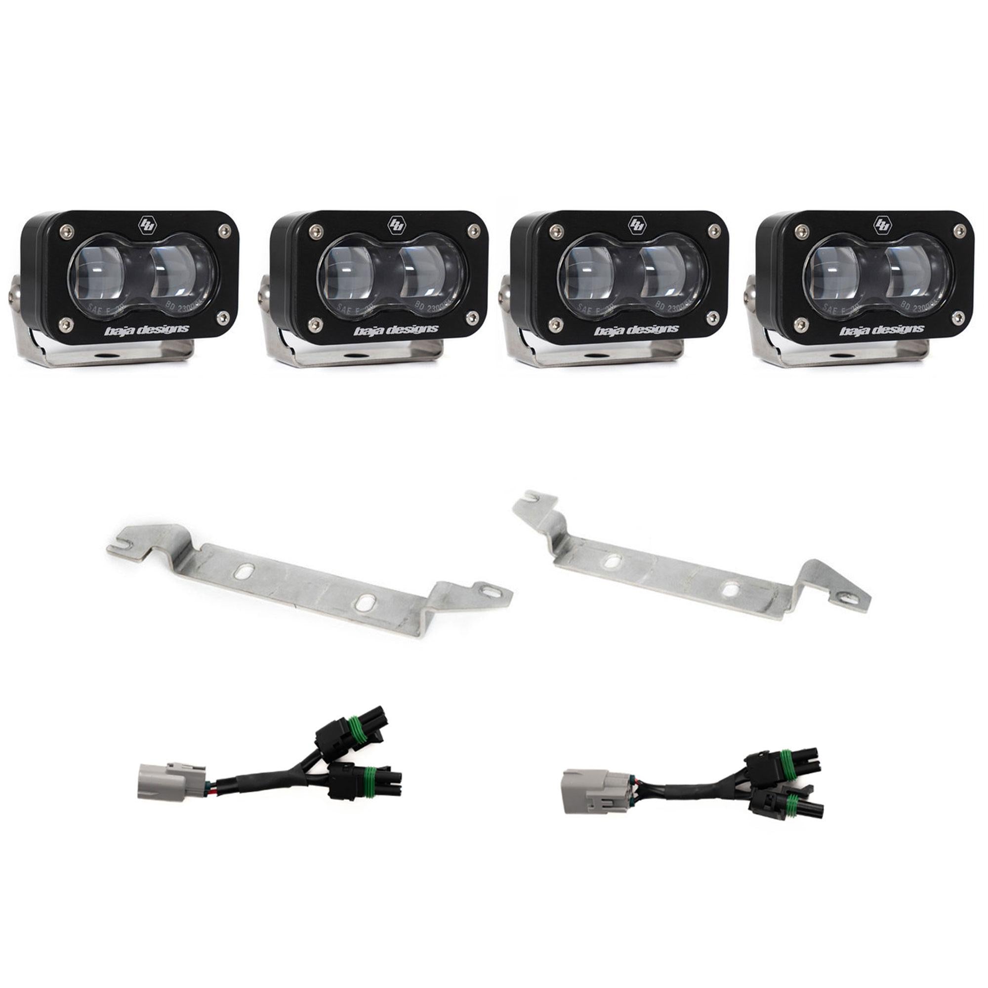 S2 SAE OEM Fog Light Replacement Kit - 2025-2026 Toyota 4Runner NOTE: TRD Pro/Trailhunter (Clear)