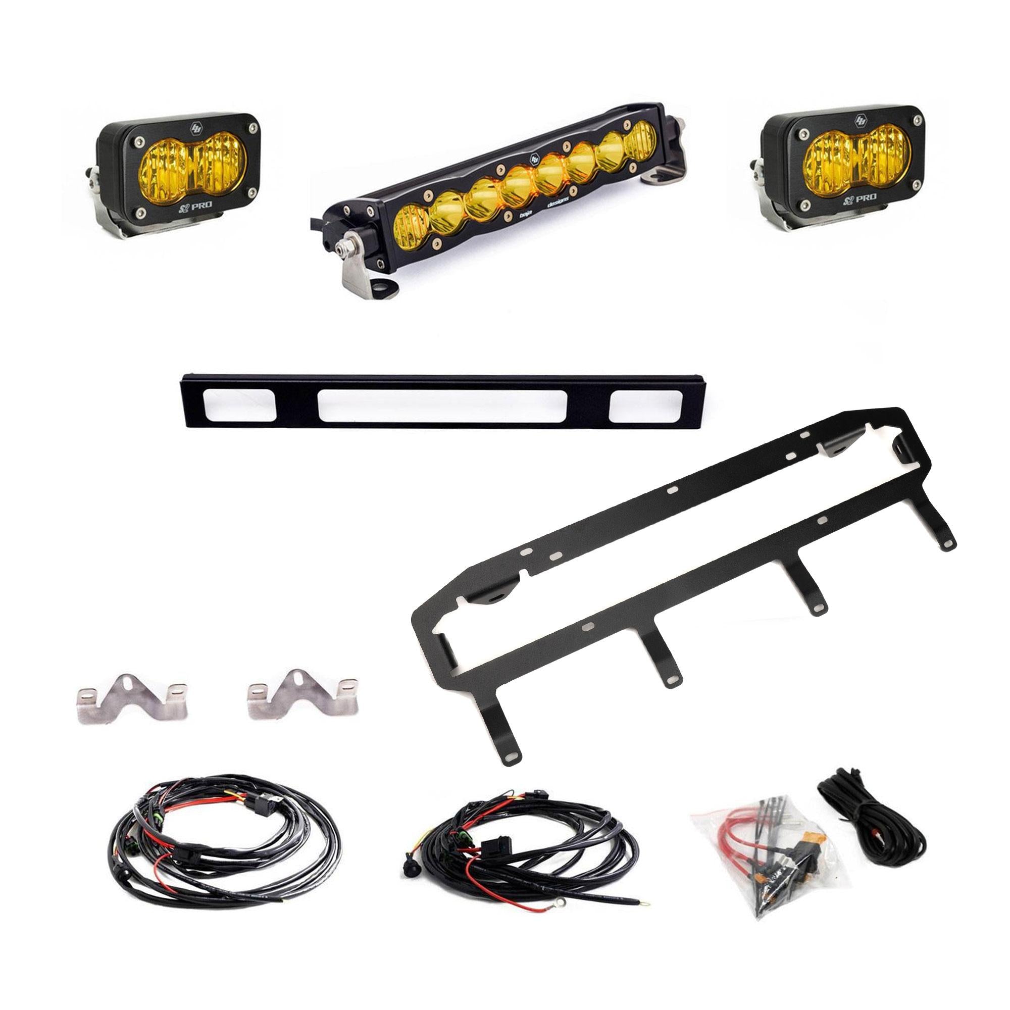 S8 10-inch/S2 Pro Grille Light Replacement Kit - 2025-2026 Toyota 4Runner; TRD Pro (Baja Amber)