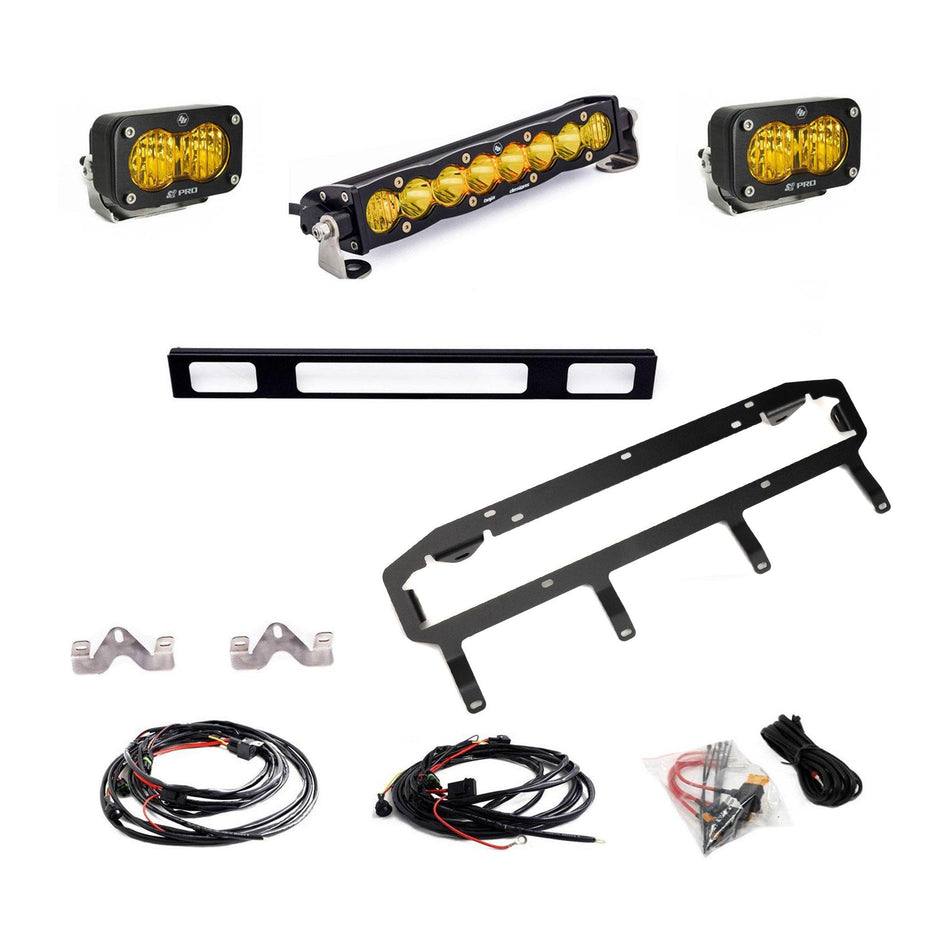S8 10-inch/S2 Pro Grille Light Replacement Kit - 2025-2026 Toyota 4Runner; TRD Pro (Baja Amber)