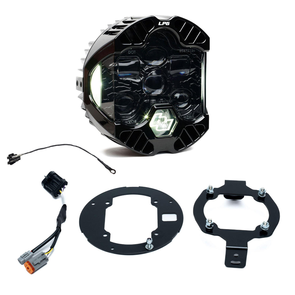 DOT LP6 LED Headlight Kit - 2022-2026 Harley Davidson Low Rider ST (White)
