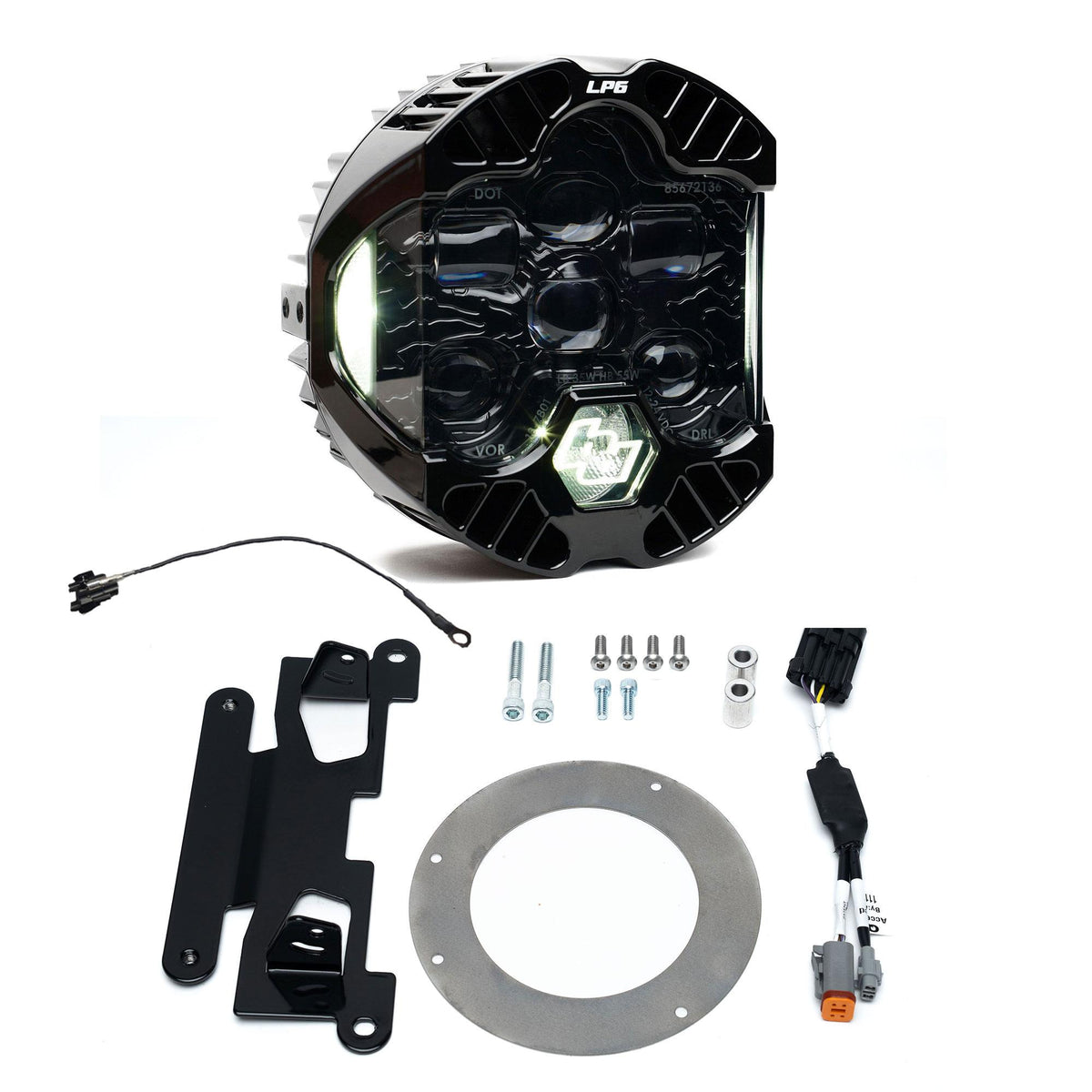 DOT LP6 LED Headlight Kit - 2022-2026 Harley Davidson Low Rider ST (White)