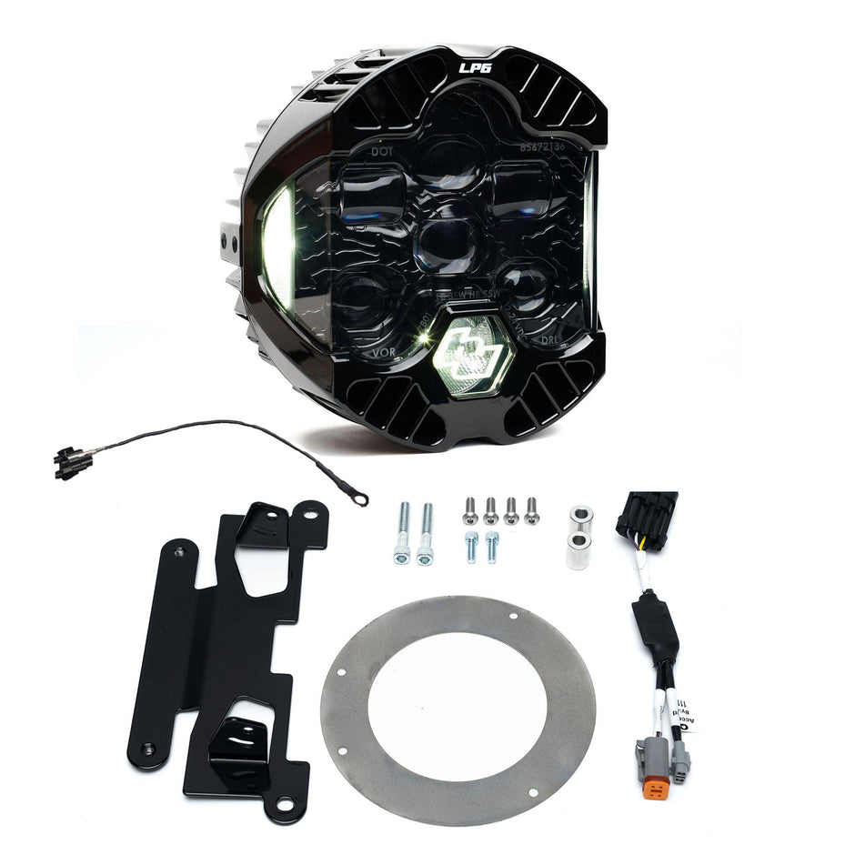 DOT LP6 LED Headlight Kit - 2022-2026 Harley Davidson Low Rider ST (White)