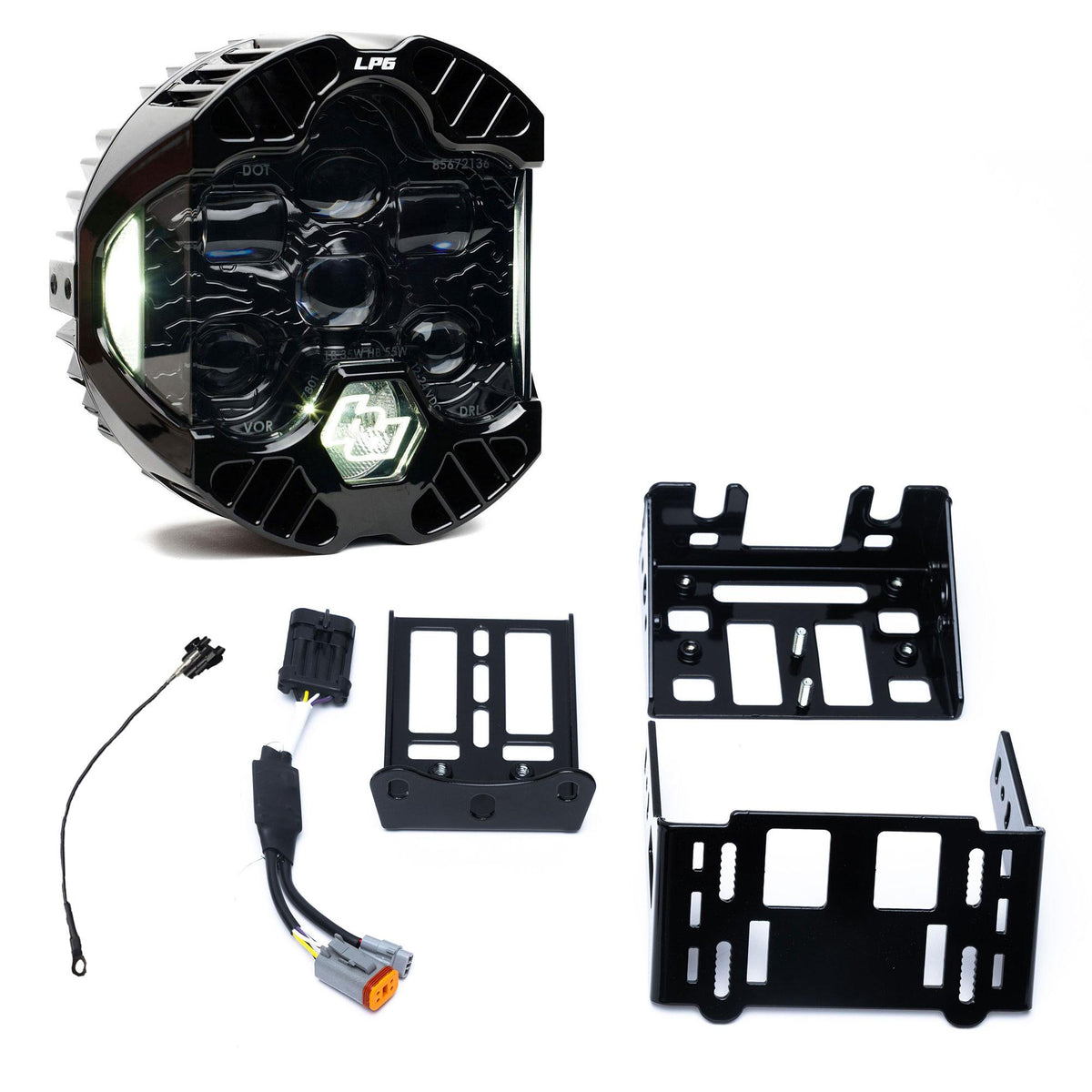 DOT LP6 LED Headlight Kit - 2018-2026 Harley Davidson Softail (White)