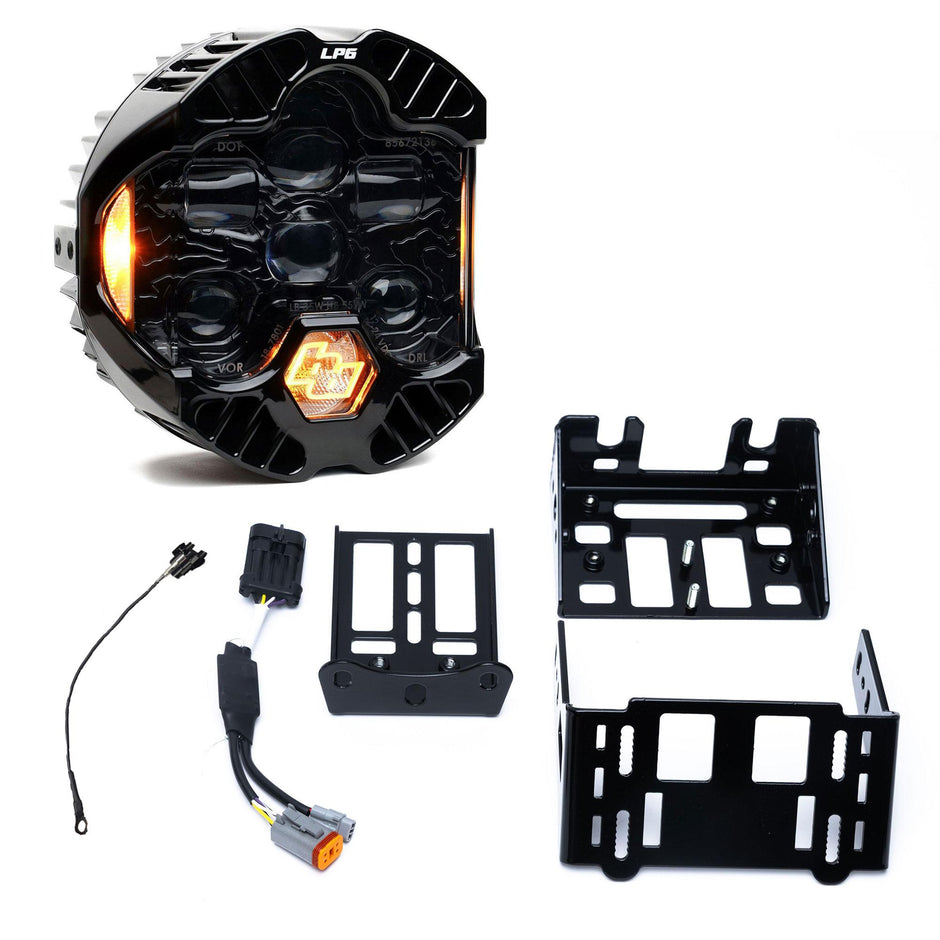 DOT LP6 LED Headlight Kit - 2018-2026 Harley Davidson Softail (Amber)