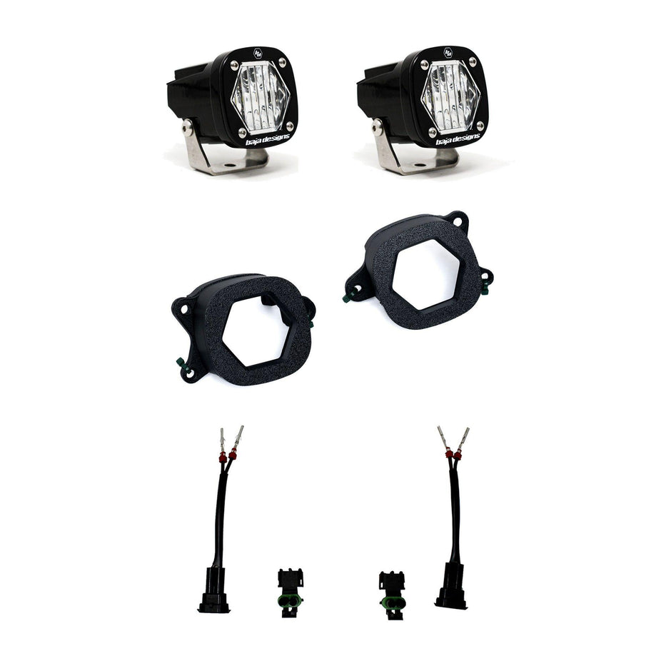 S1 Fog Pocket Light Kit - Ford Ranger Raptor 2024-2026 (Wide Cornering; Clear)