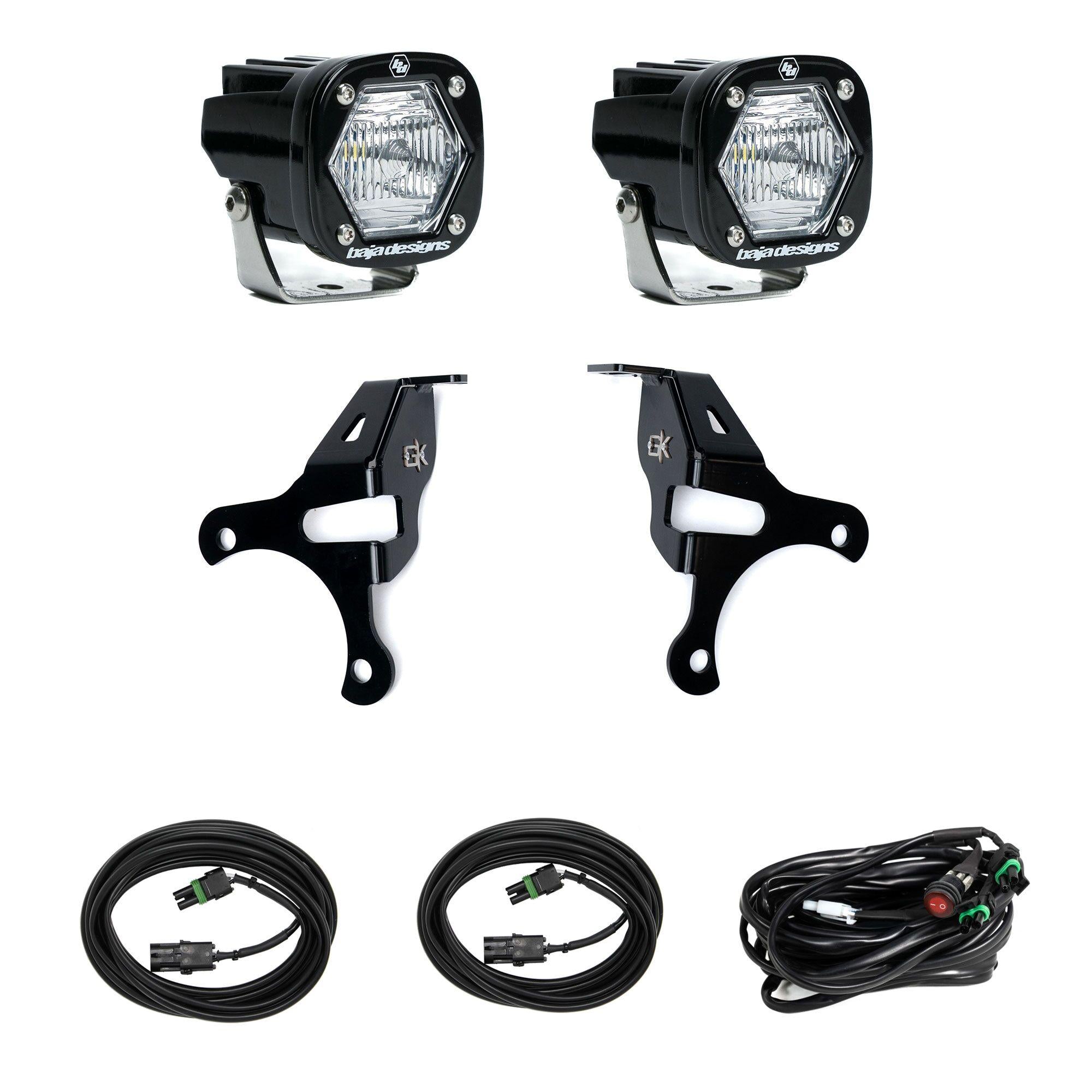 S1 Knuckle Pods Light Kit - 2018-2026 Jeep JL Wrangler/JT Gladiator (Clear)