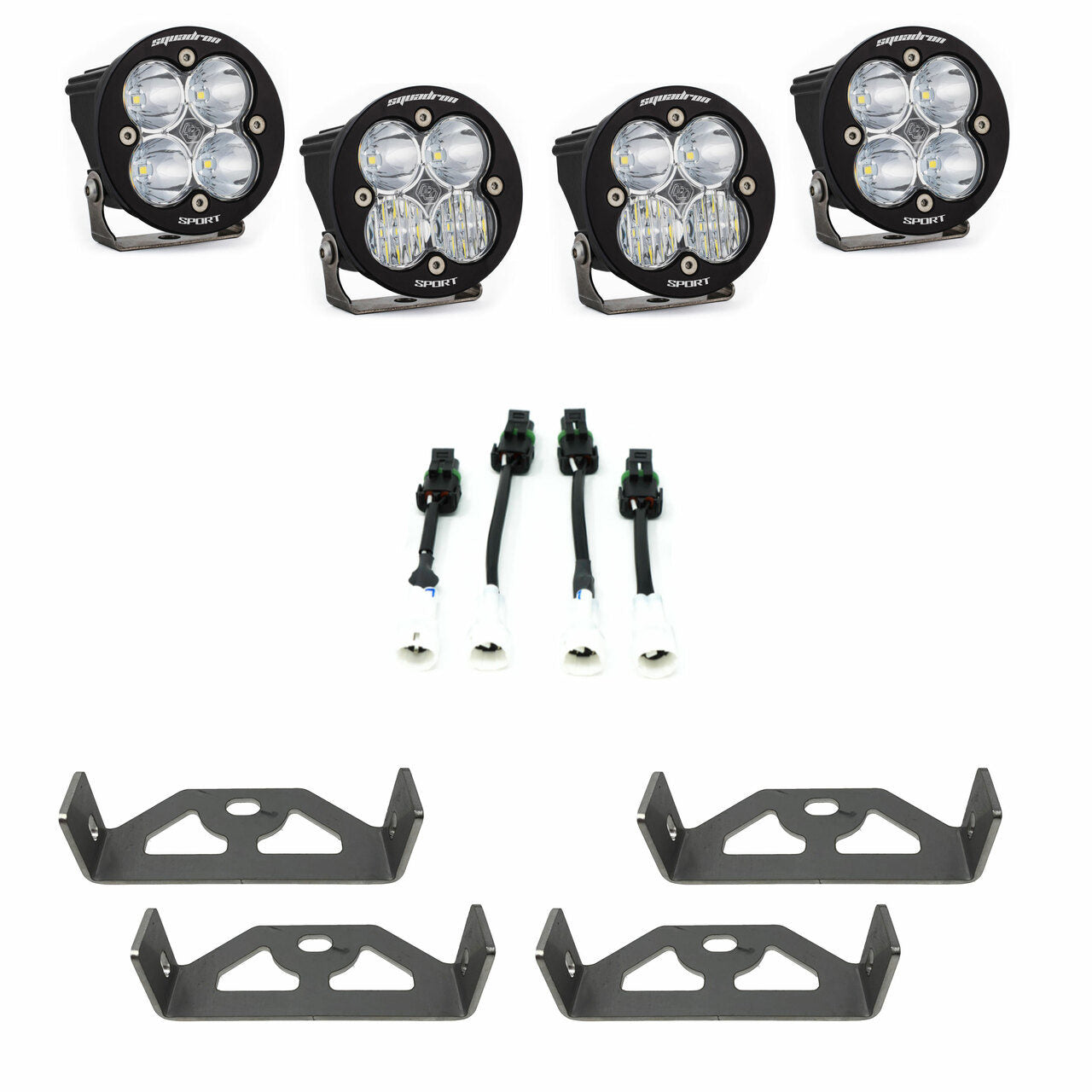 Squadron-R Sport Headlight Kit - '16-25 YXZ (Multi-Pattern; Clear)
